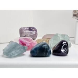 Vintage Natural Rough Mineral/Gems Lot (9)